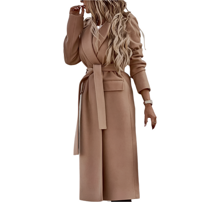 Vianette - Elegante Maxi Jas voor Vrouwen