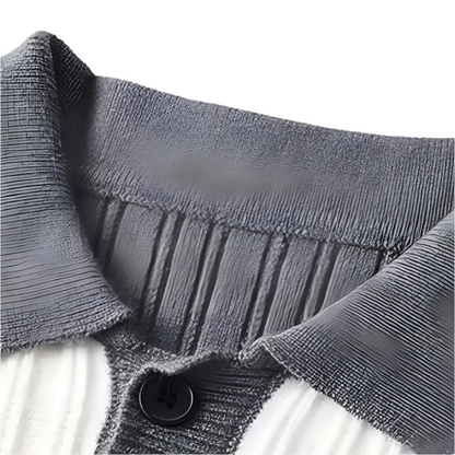 Tavon - Comfortabel gebreid poloshirt voor mannen