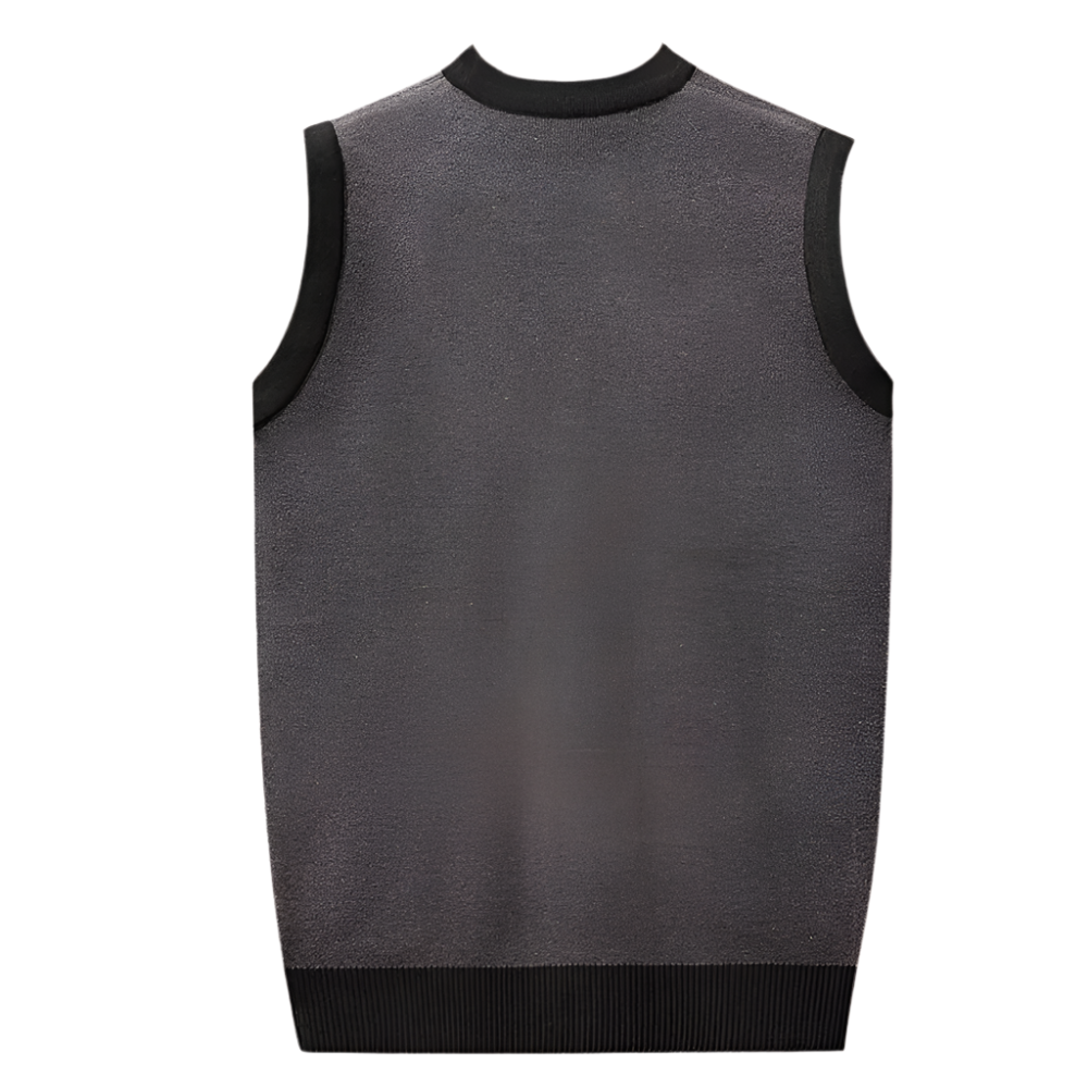 Vireo - Modern gebreid herenvest voor een casual en stijlvolle look