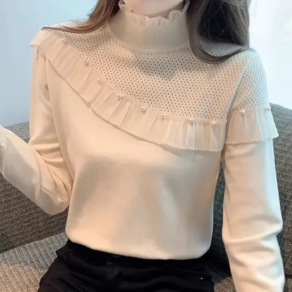 Zaleena - Elegante Kralen Trui voor Vrouwen