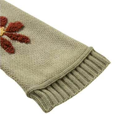 Haven - Elegante gebreide bloemen trui voor dames