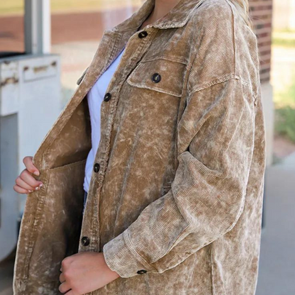 Orlena - Relaxed oversized jack voor dames