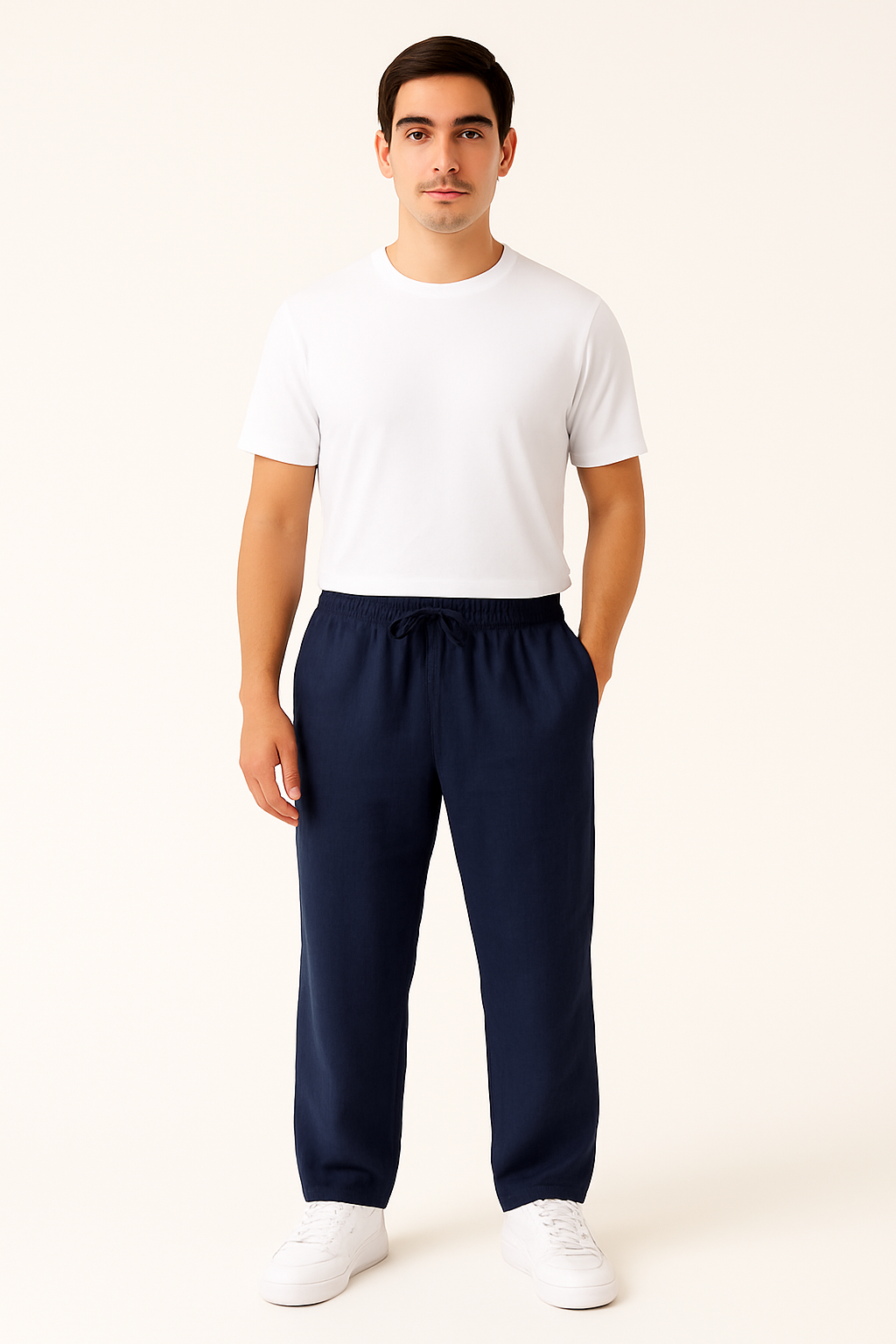 Heren linnen broek voor de zomer luchtig, stijlvol en geschikt voor nette gelegenheden