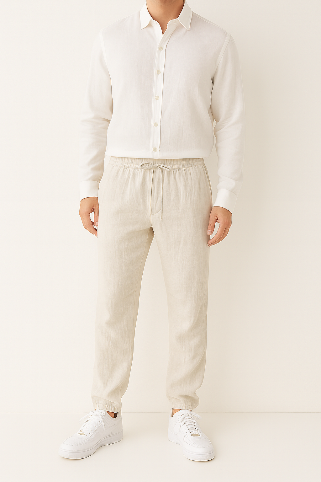 Heren linnen broek voor de zomer luchtig, stijlvol en geschikt voor nette gelegenheden
