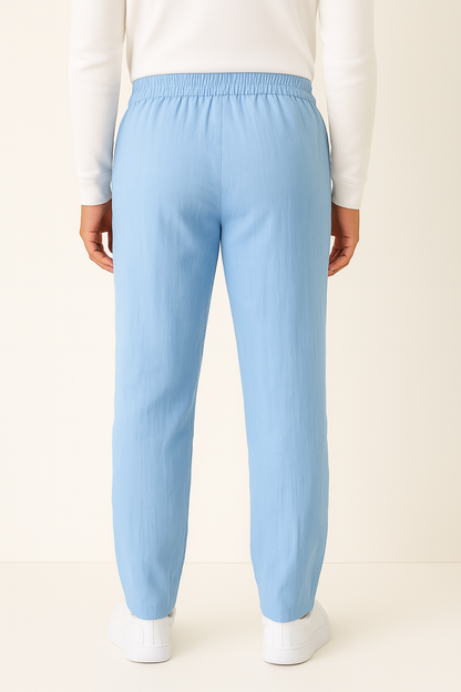 Heren linnen broek voor de zomer luchtig, stijlvol en geschikt voor nette gelegenheden