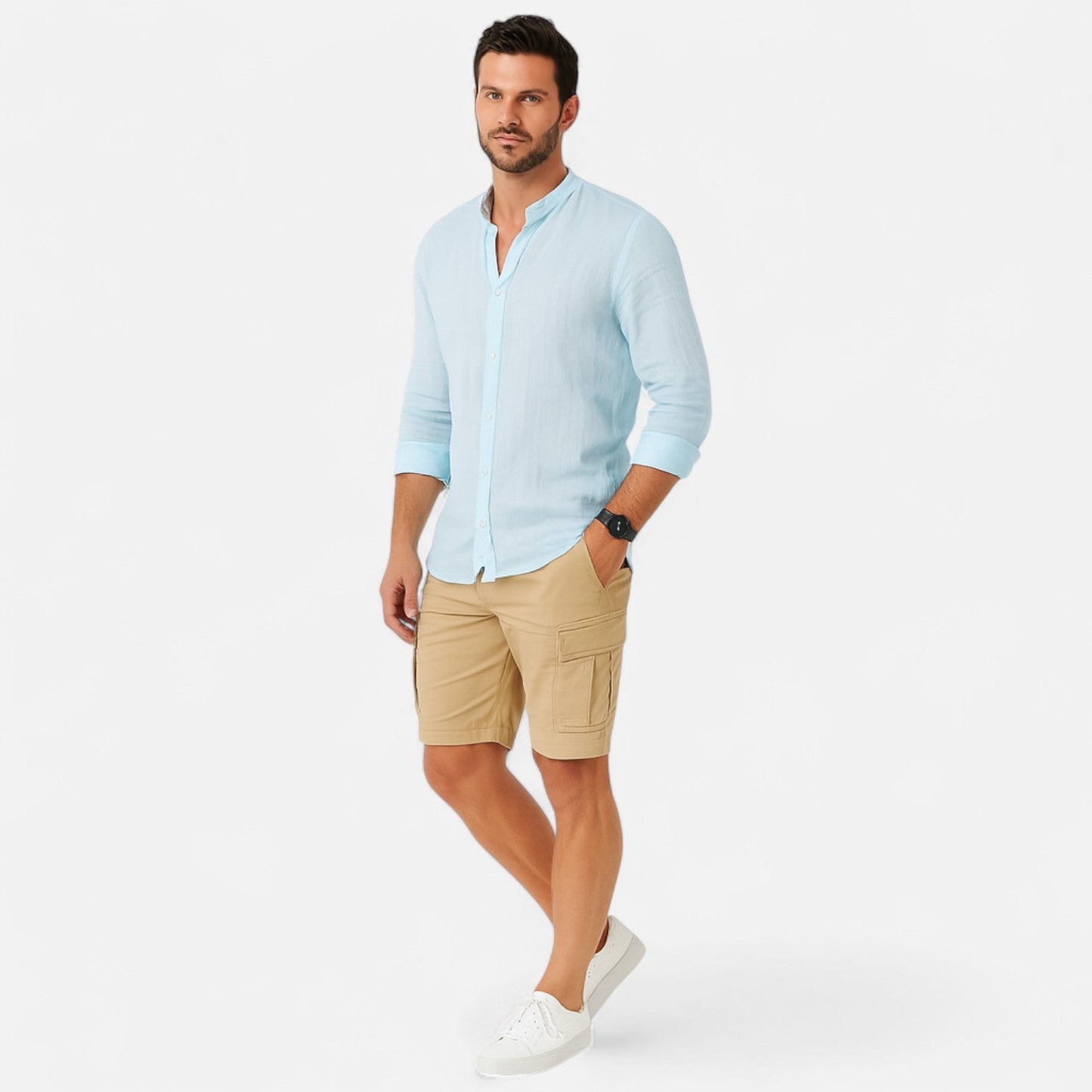 Heren cargo korte broek in diverse kleuren – stoere zomershort met zakken voor casual en outdoor