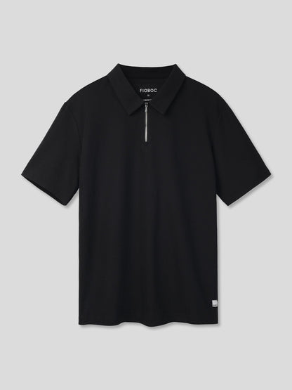 Polo met ritskraag voor heren – ademend, licht en perfect voor lente en zomer in diverse kleuren