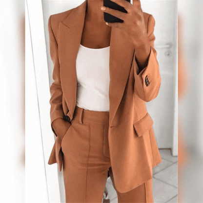 Dames oversized blazer en pantalon set voor werk of casual in diverse kleuren – stijlvolle co-ord voor dagelijks comfort en uitstraling