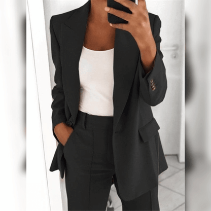 Dames oversized blazer en pantalon set voor werk of casual in diverse kleuren – stijlvolle co-ord voor dagelijks comfort en uitstraling