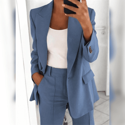 Dames oversized blazer en pantalon set voor werk of casual in diverse kleuren – stijlvolle co-ord voor dagelijks comfort en uitstraling