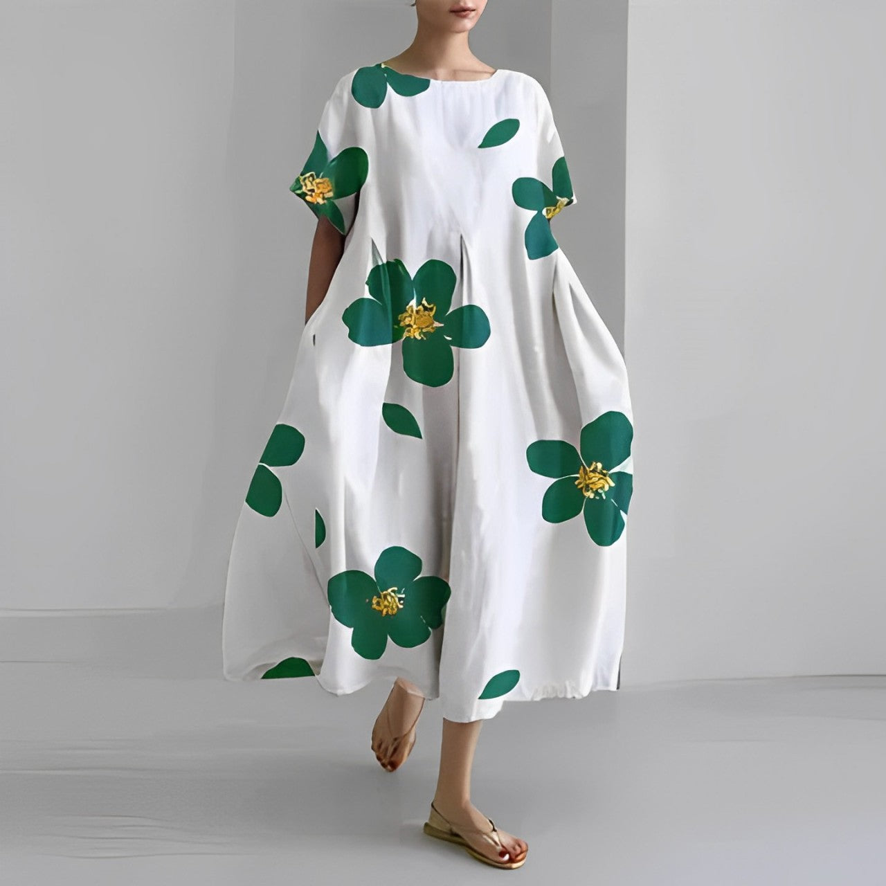Dames zomerjurk met losse pasvorm en speelse prints – verkrijgbaar in diverse patronen