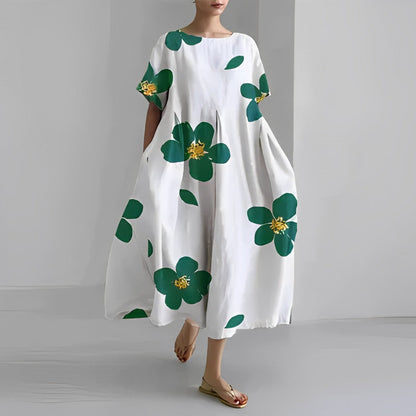 Dames zomerjurk met losse pasvorm en speelse prints – verkrijgbaar in diverse patronen