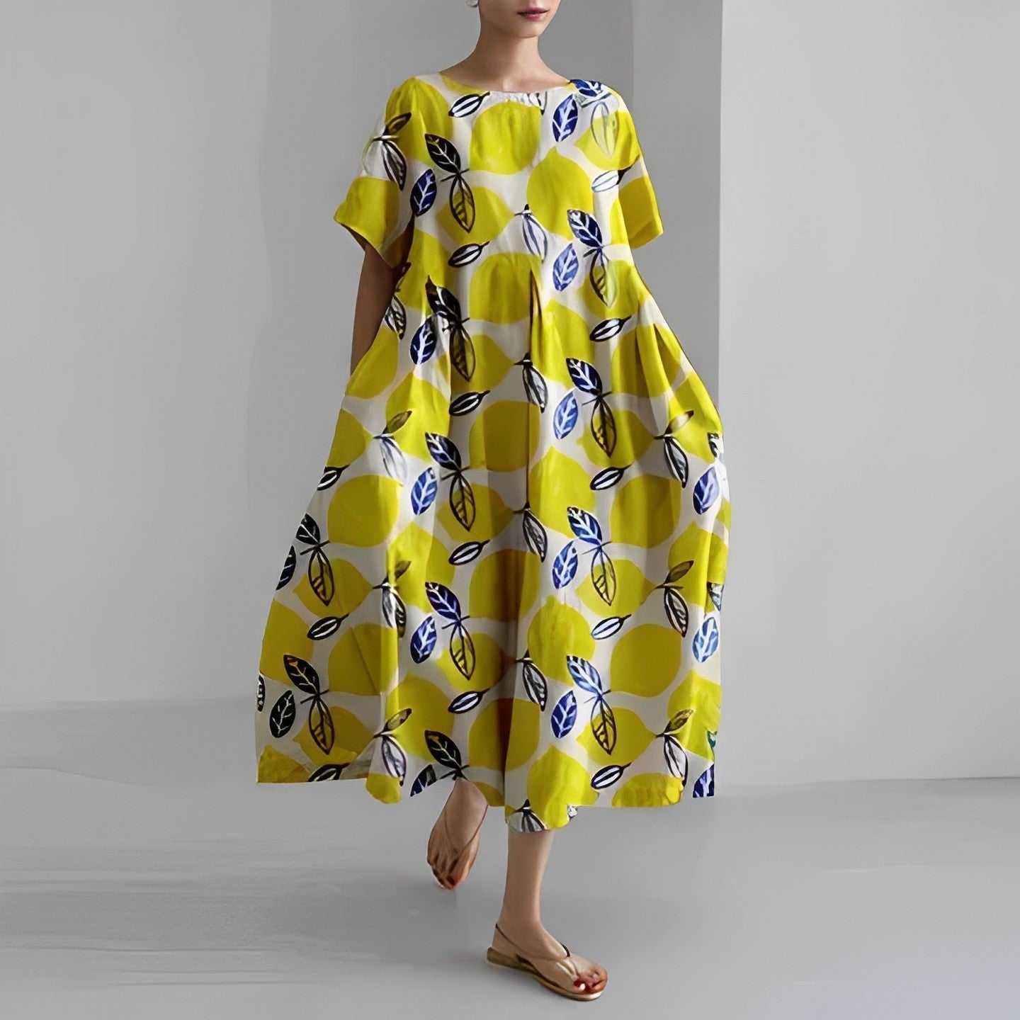 Dames zomerjurk met losse pasvorm en speelse prints – verkrijgbaar in diverse patronen