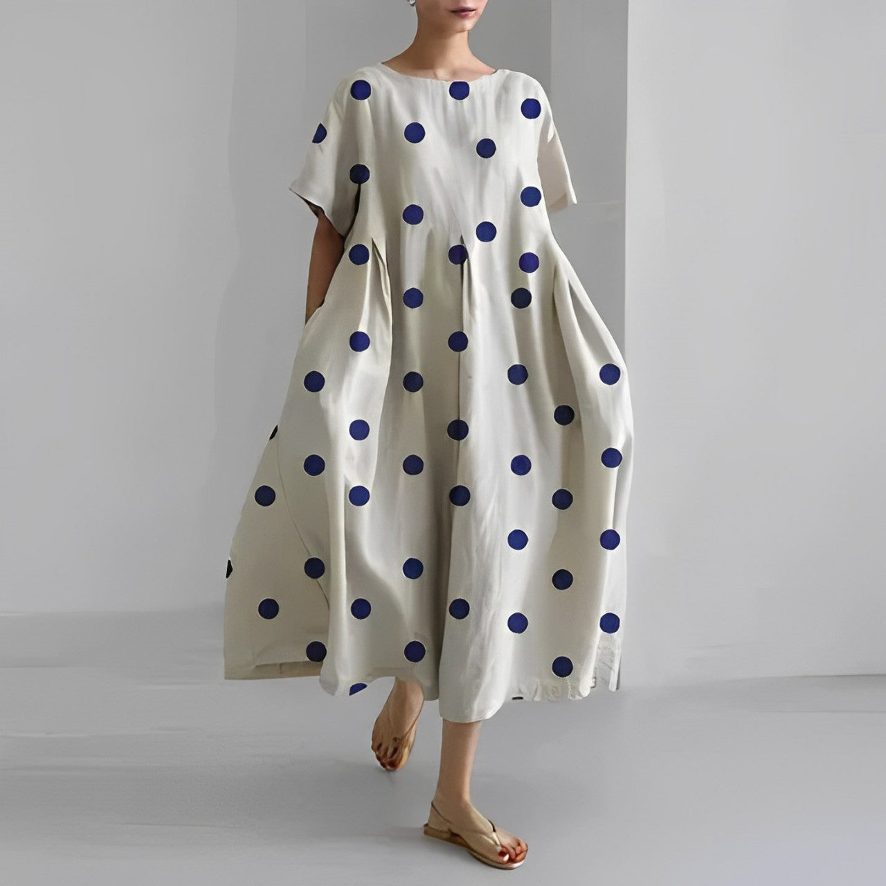 Dames zomerjurk met losse pasvorm en speelse prints – verkrijgbaar in diverse patronen