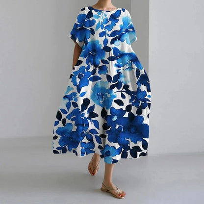 Dames zomerjurk met losse pasvorm en speelse prints – verkrijgbaar in diverse patronen