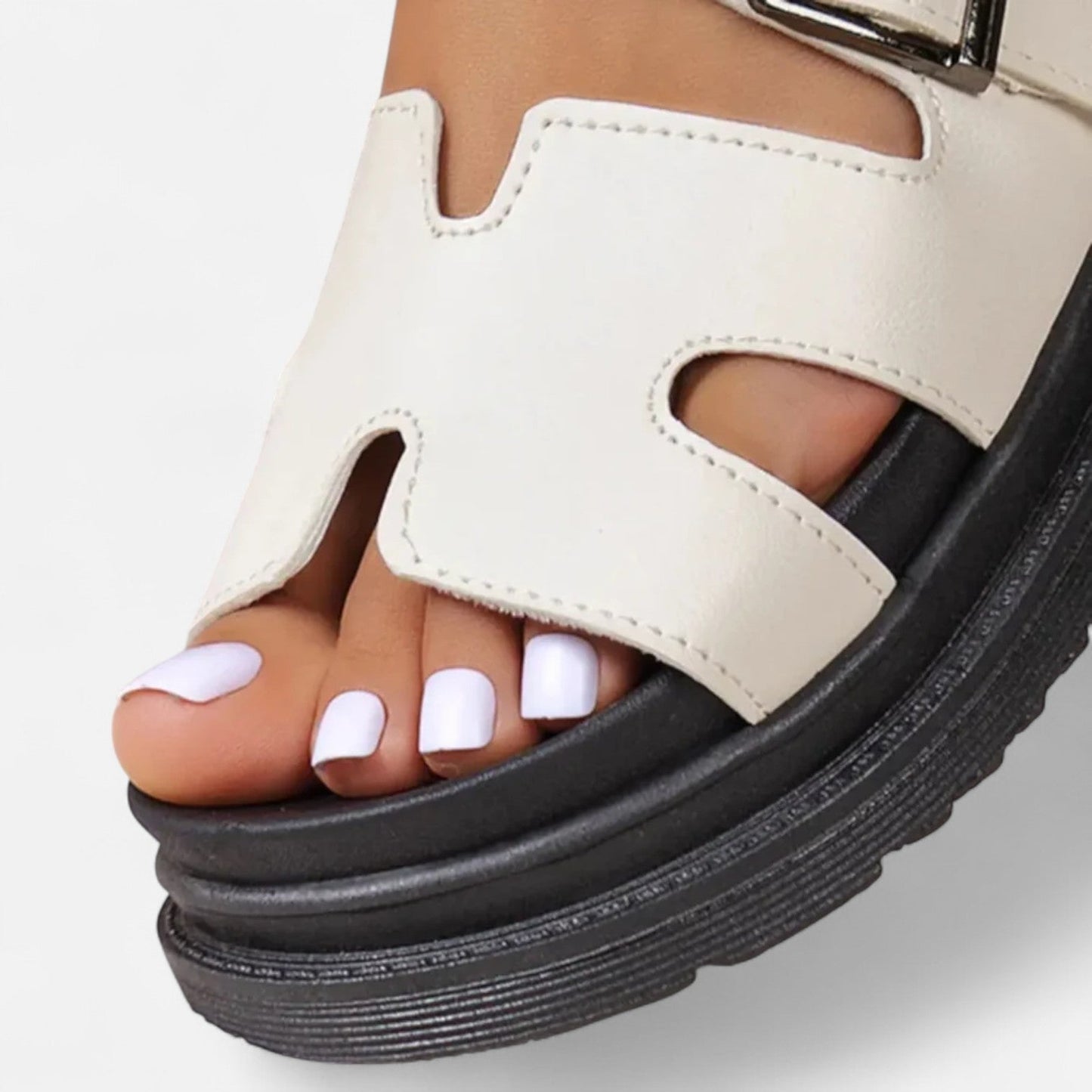 Dames sandalen in diverse kleuren – trendy sandalen met brede banden en chunky zool