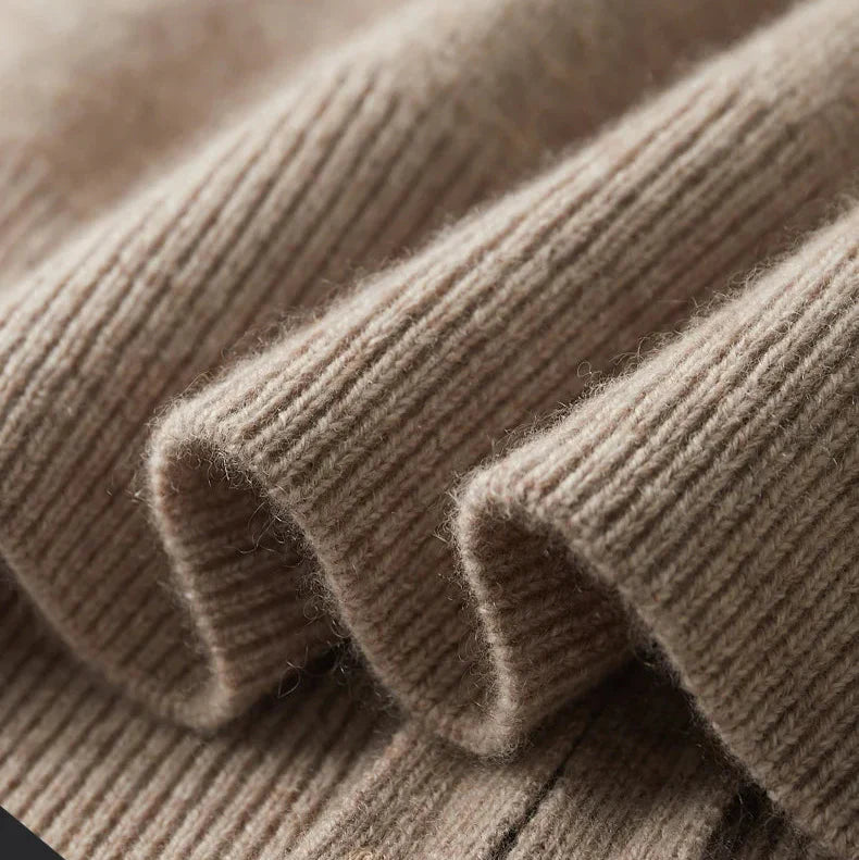 Heren kasjmier vest met rits – luxe lichtgewicht cardigan voor stijlvol comfort in diverse kleuren