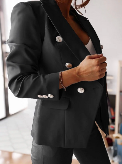 Damespak blazer en broek in diverse kleuren – elegant dameskostuum voor werk, diner en smart casual