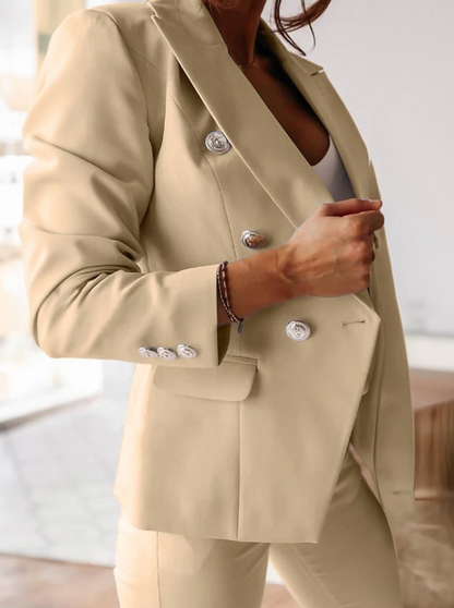 Damespak blazer en broek in diverse kleuren – elegant dameskostuum voor werk, diner en smart casual