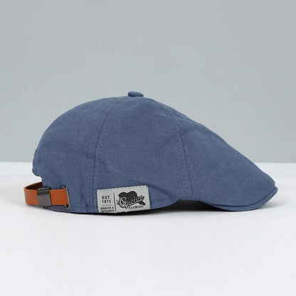 Heren platte pet in diverse kleuren – stijlvolle flat cap voor dagelijks gebruik en outdoor