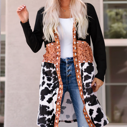 Halcyon - Modieus vest in Western-stijl voor dames