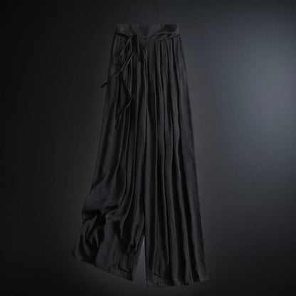 Dames linnen broek met wijde pijpen – luchtig, comfortabel en perfect voor lente en zomer in diverse kleuren