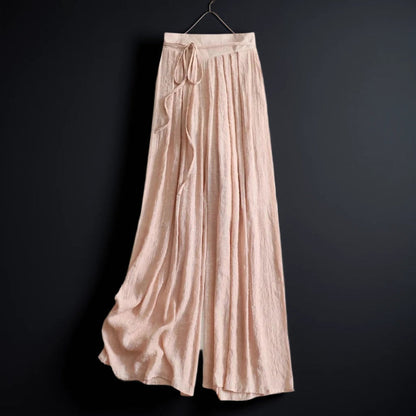 Dames linnen broek met wijde pijpen – luchtig, comfortabel en perfect voor lente en zomer in diverse kleuren