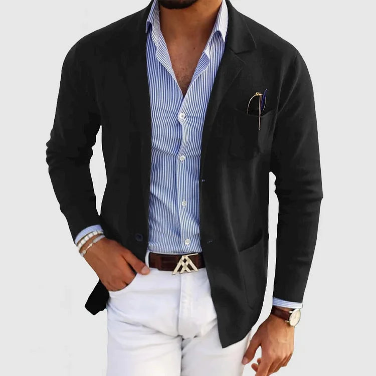 Heren blazer vest in diverse kleuren – casual colbert-look met comfortabele pasvorm
