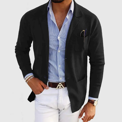 Heren blazer vest in diverse kleuren – casual colbert-look met comfortabele pasvorm