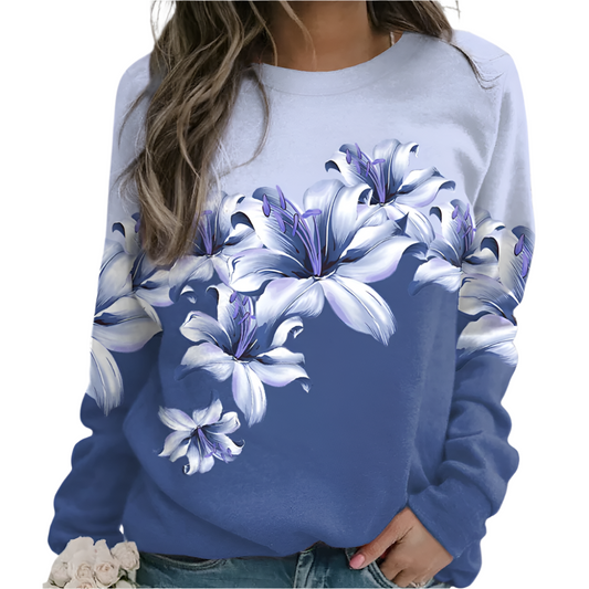 Isolda - Luxe gebloemd sweatshirt voor dames