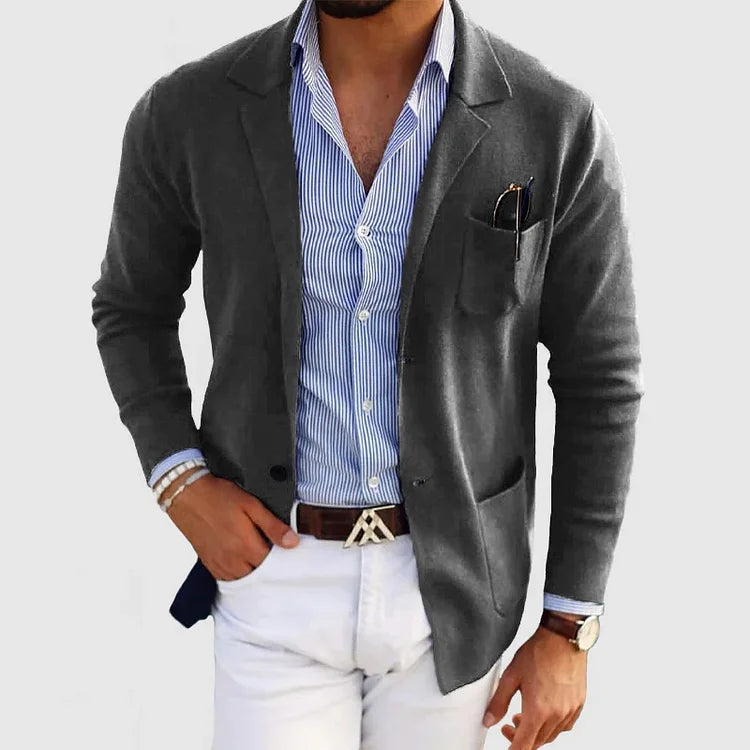 Heren blazer vest in diverse kleuren – casual colbert-look met comfortabele pasvorm