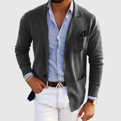 Heren blazer vest in diverse kleuren – casual colbert-look met comfortabele pasvorm