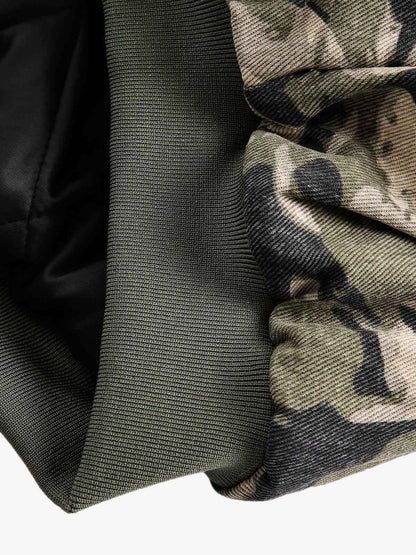 Heren winterjas met capuchon en imitatiebont voering – warme bomberjas in streetwear stijl met stoere vintage look en praktische zakken