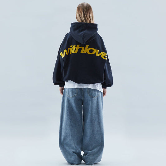 Hoodie met quote in diverse kleuren – unisex trui met capuchon en comfortabele pasvorm