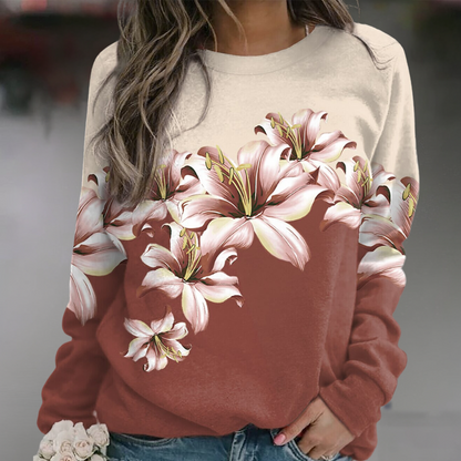 Isolda - Luxe gebloemd sweatshirt voor dames