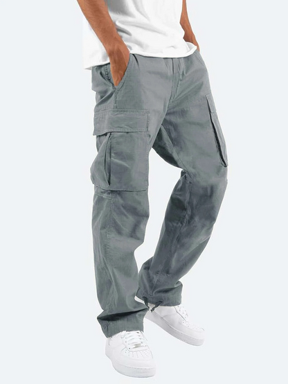 Heren cargo broek in diverse kleuren – stoere cargobroek met relaxte fit en praktische zakken