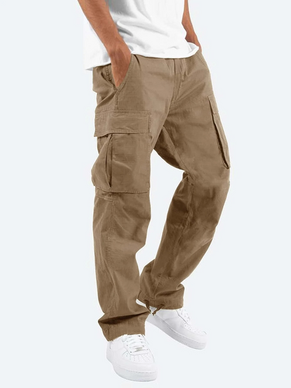 Heren cargo broek in diverse kleuren – stoere cargobroek met relaxte fit en praktische zakken