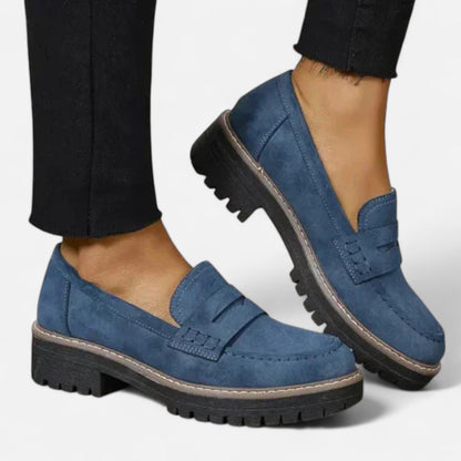 Dames loafers in diverse kleuren – trendy instappers met chunky zool en tijdloos design