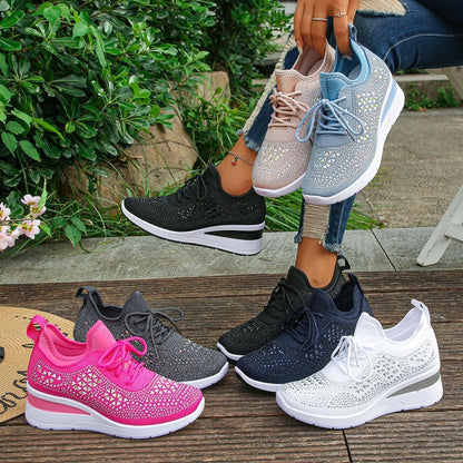 Dames sneakers met ademend design en lichtgewicht zool – comfortabele en trendy sportschoenen in diverse uitvoeringen