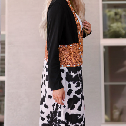 Halcyon - Modieus vest in Western-stijl voor dames