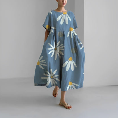 Dames zomerjurk met losse pasvorm en speelse prints – verkrijgbaar in diverse patronen